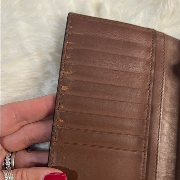 Burberry TB Monogram bi-fold long leather wallet in brown. - Picture 12 of 12